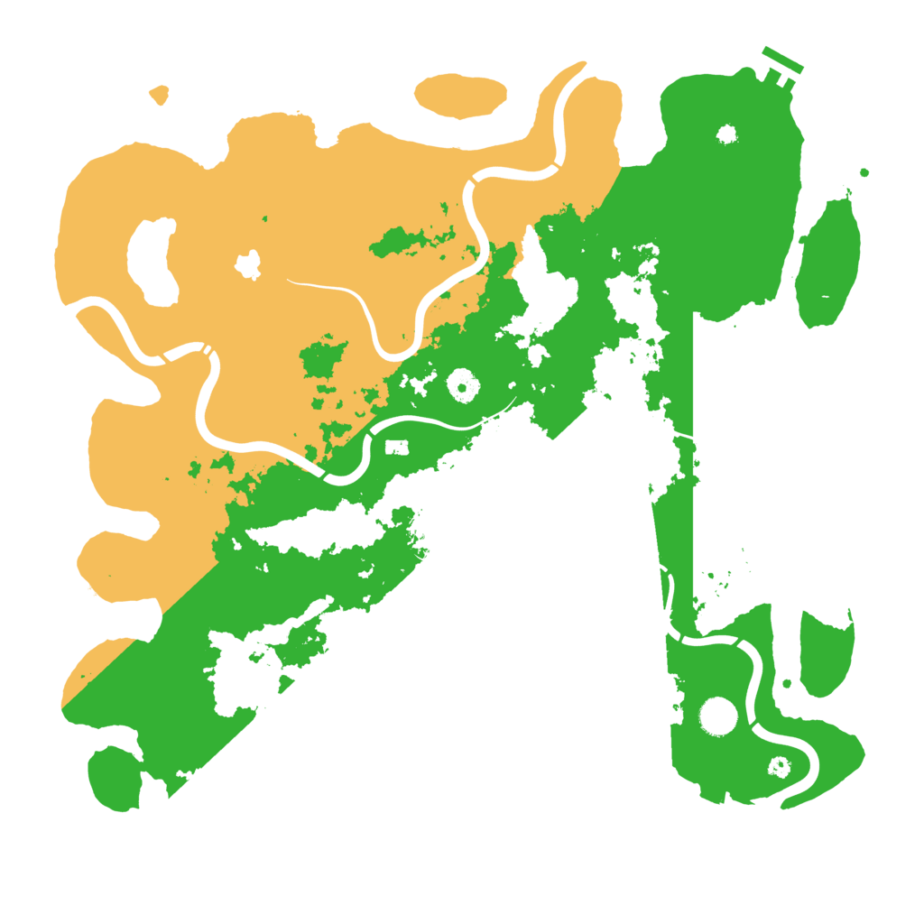 Biome Rust Map: Procedural Map, Size: 4250, Seed: 155565724