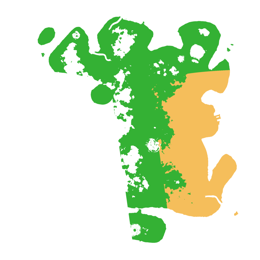 Biome Rust Map: Procedural Map, Size: 3500, Seed: 40340357