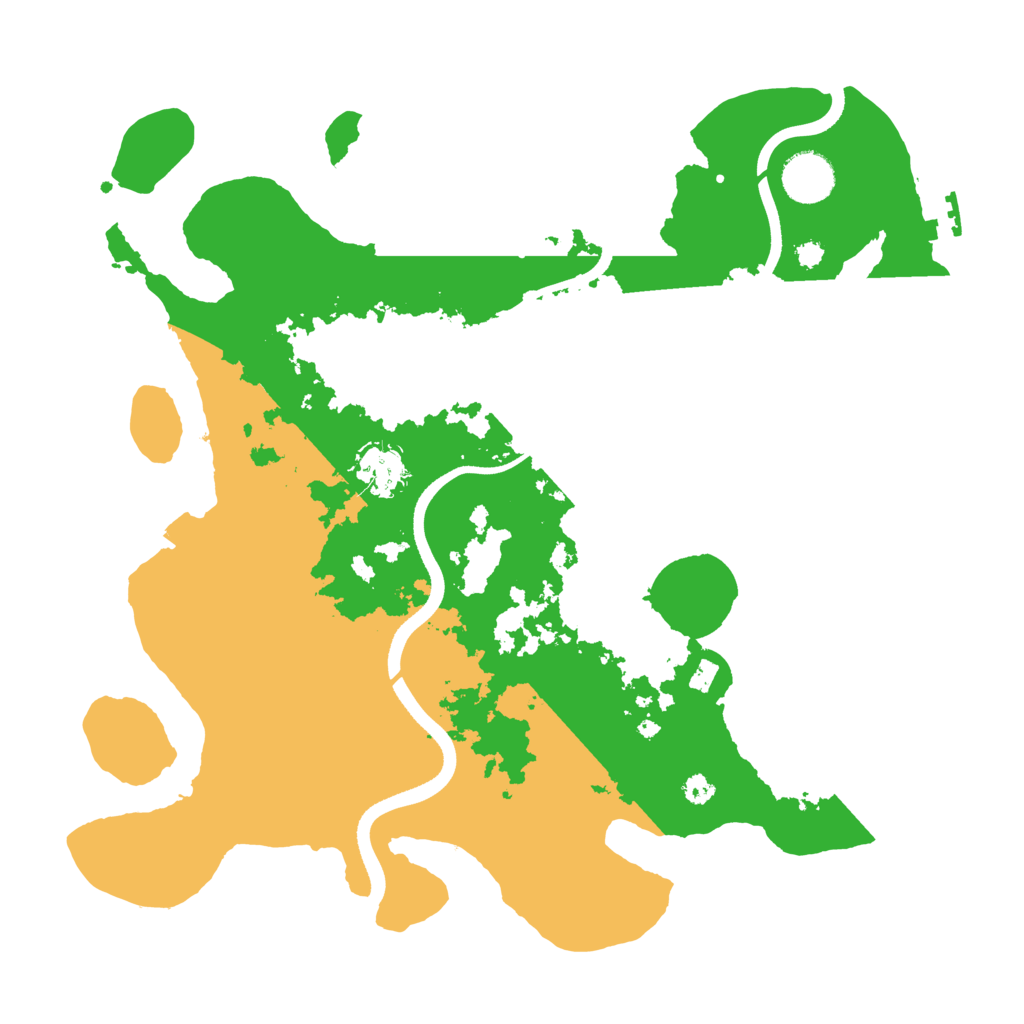 Biome Rust Map: Procedural Map, Size: 3500, Seed: 67742389