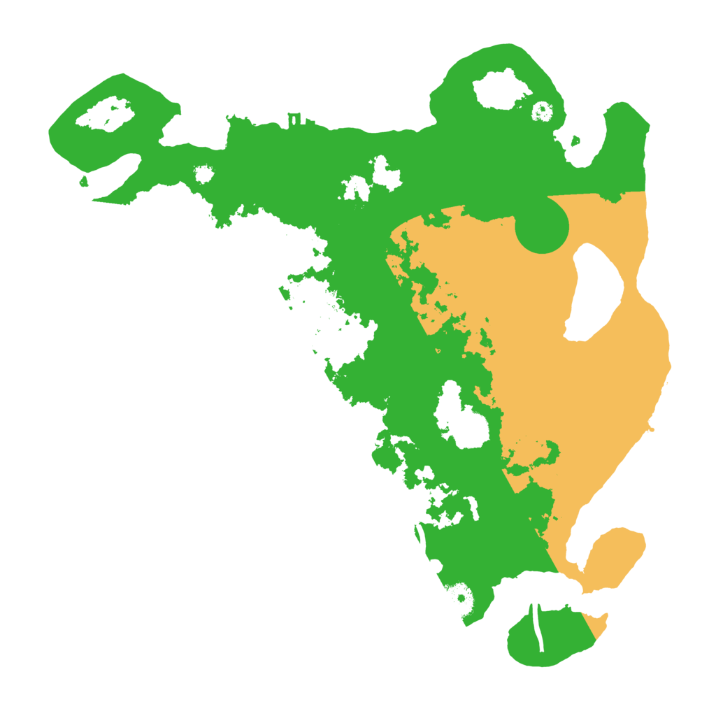 Biome Rust Map: Procedural Map, Size: 3500, Seed: 56490862