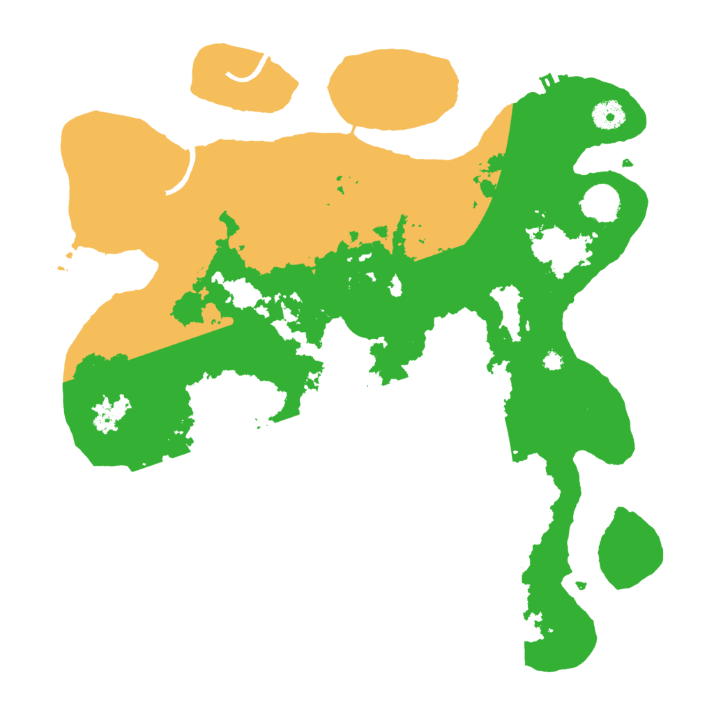 Biome Rust Map: Procedural Map, Size: 3500, Seed: 442537351