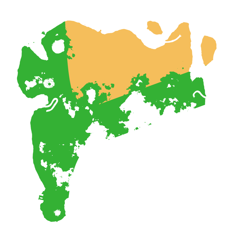 Biome Rust Map: Procedural Map, Size: 3500, Seed: 49864472