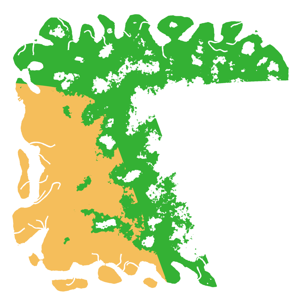 Biome Rust Map: Procedural Map, Size: 6000, Seed: 1476209920