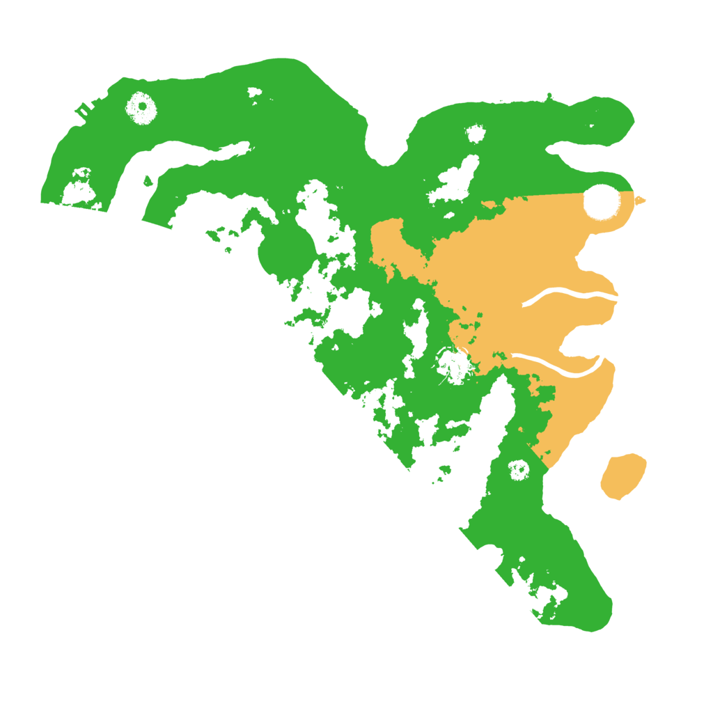 Biome Rust Map: Procedural Map, Size: 3500, Seed: 2075147423