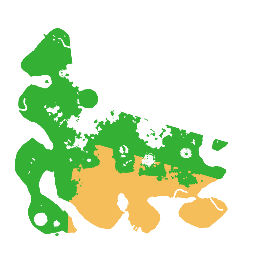 Biome Rust Map: Procedural Map, Size: 3500, Seed: 5380130