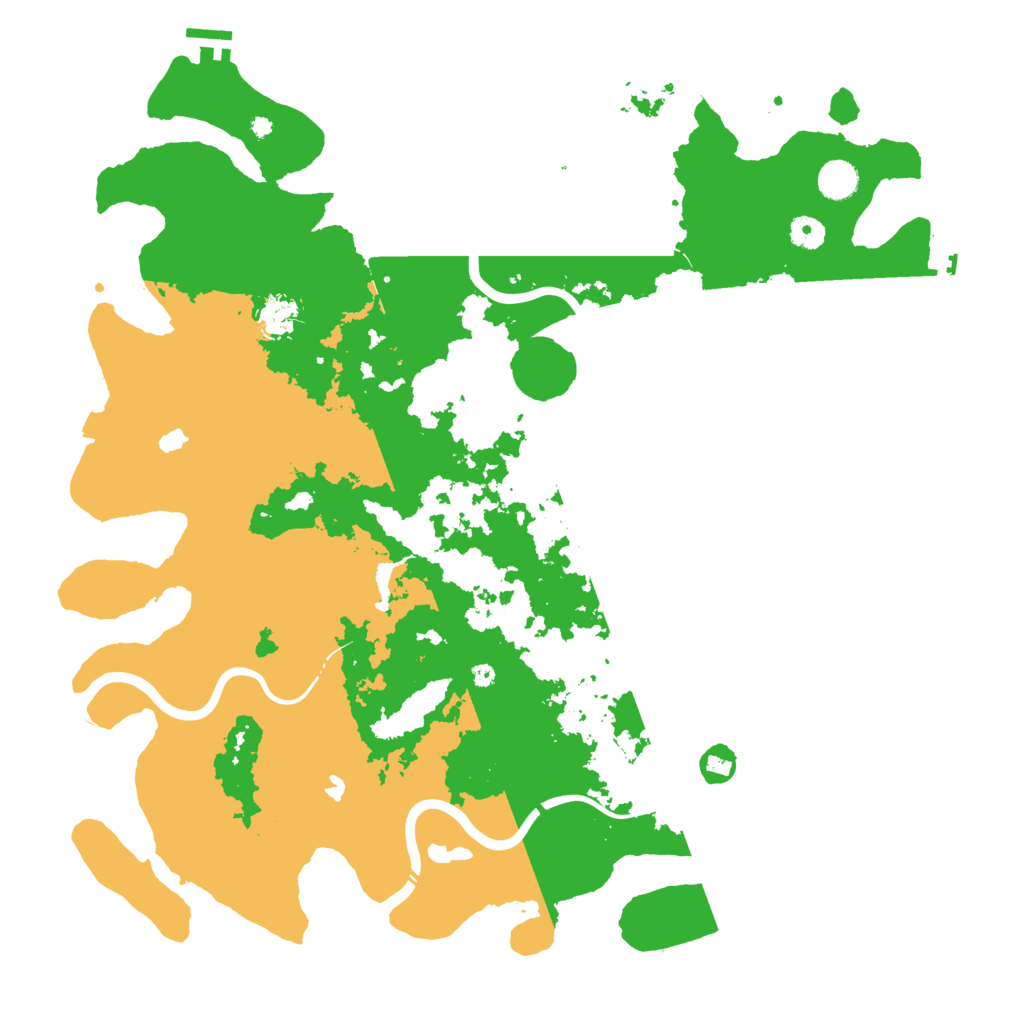 Biome Rust Map: Procedural Map, Size: 4500, Seed: 24680