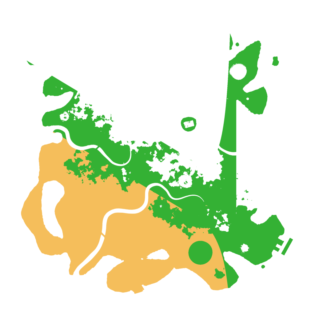 Biome Rust Map: Procedural Map, Size: 3500, Seed: 1256503937