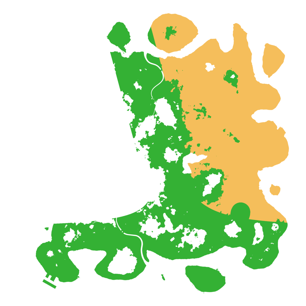 Biome Rust Map: Procedural Map, Size: 4250, Seed: 998008