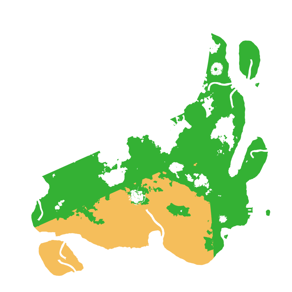 Biome Rust Map: Procedural Map, Size: 3500, Seed: 1210131768
