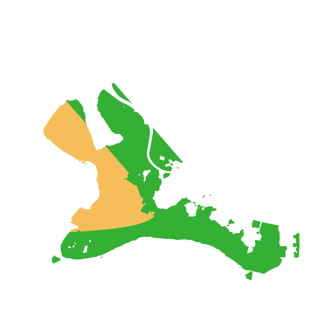 Biome Rust Map: Procedural Map, Size: 2000, Seed: 1970253549