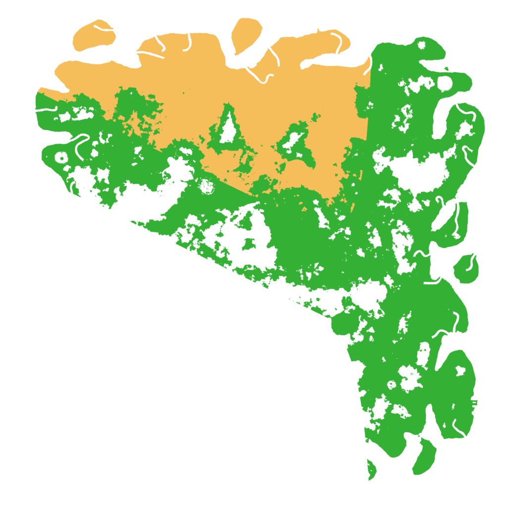 Biome Rust Map: Procedural Map, Size: 6000, Seed: 1732490