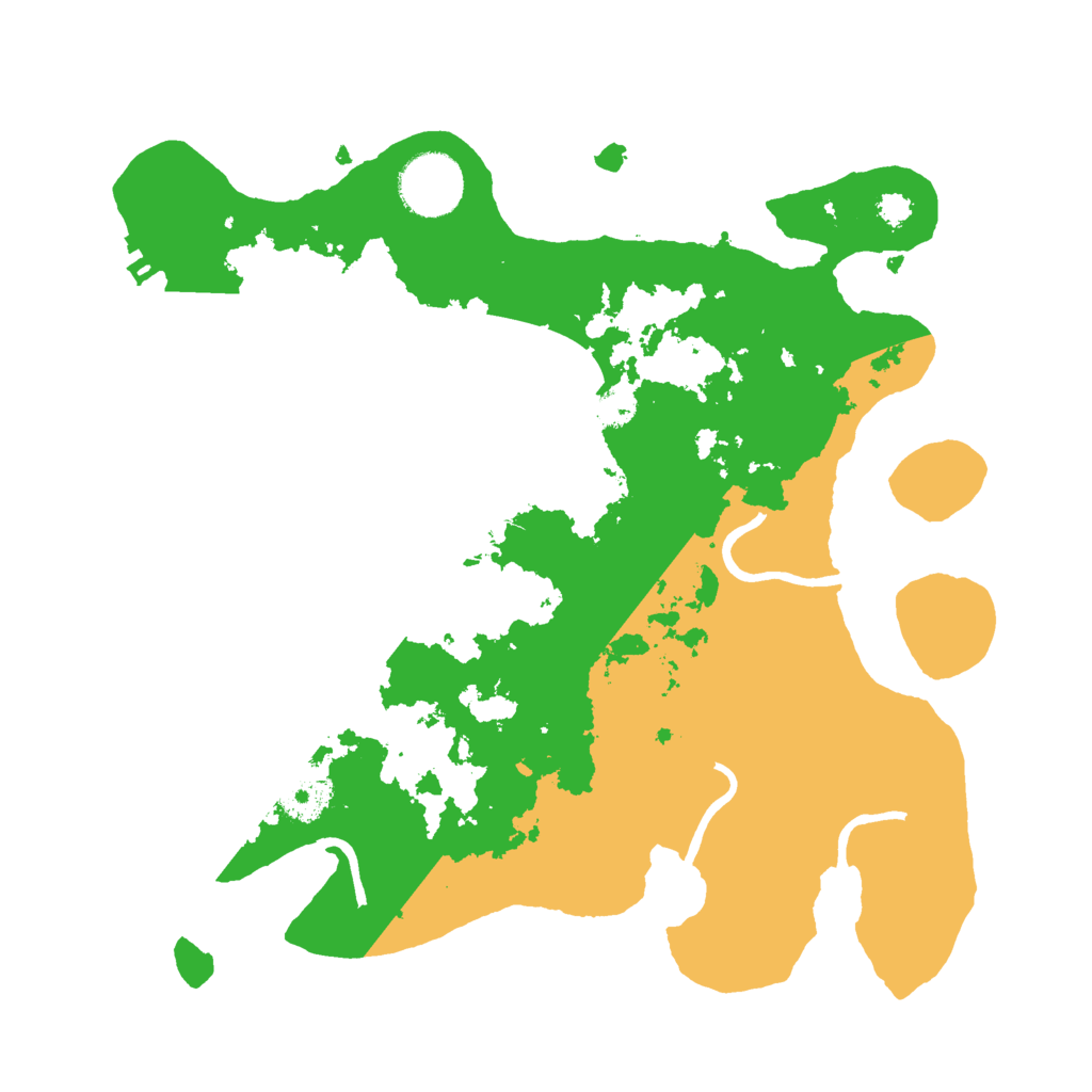 Biome Rust Map: Procedural Map, Size: 3000, Seed: 740972133