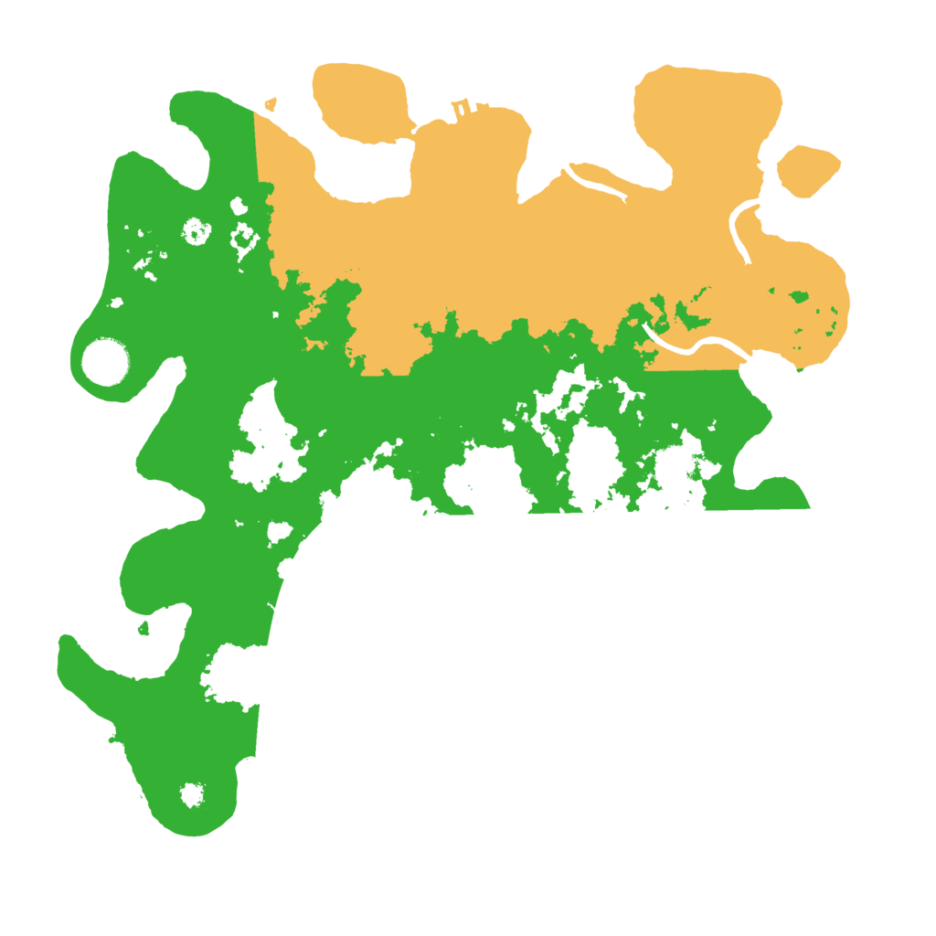 Biome Rust Map: Procedural Map, Size: 3500, Seed: 24981560