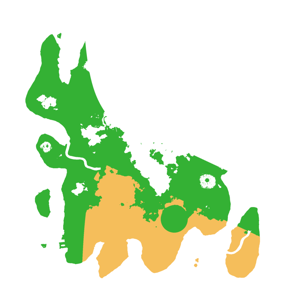 Biome Rust Map: Procedural Map, Size: 3000, Seed: 7102983