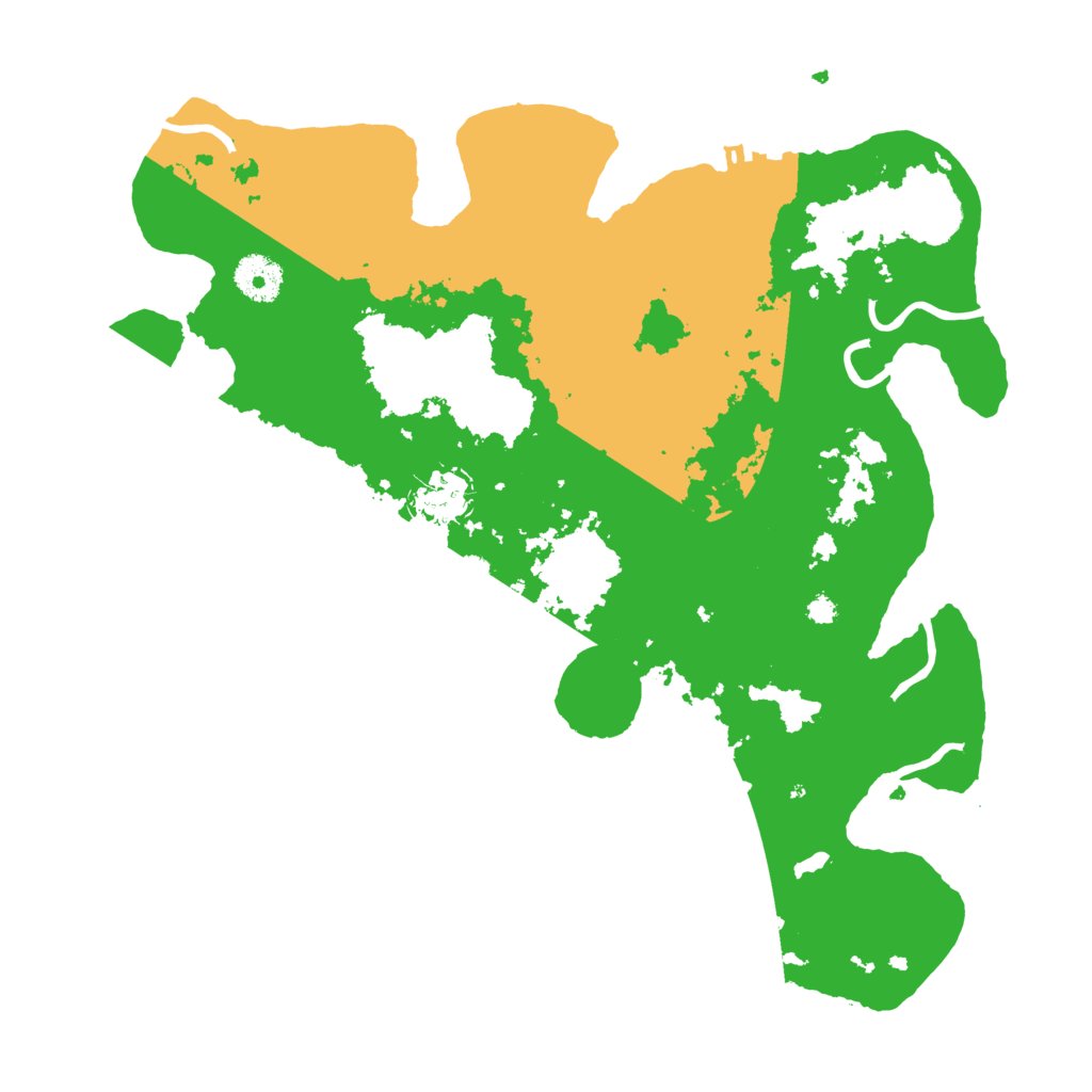 Biome Rust Map: Procedural Map, Size: 3500, Seed: 29284147
