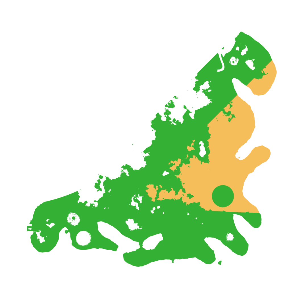 Biome Rust Map: Procedural Map, Size: 3500, Seed: 79195656