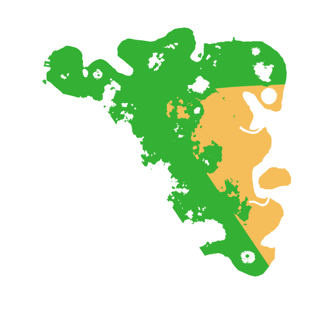 Biome Rust Map: Procedural Map, Size: 3500, Seed: 37396649