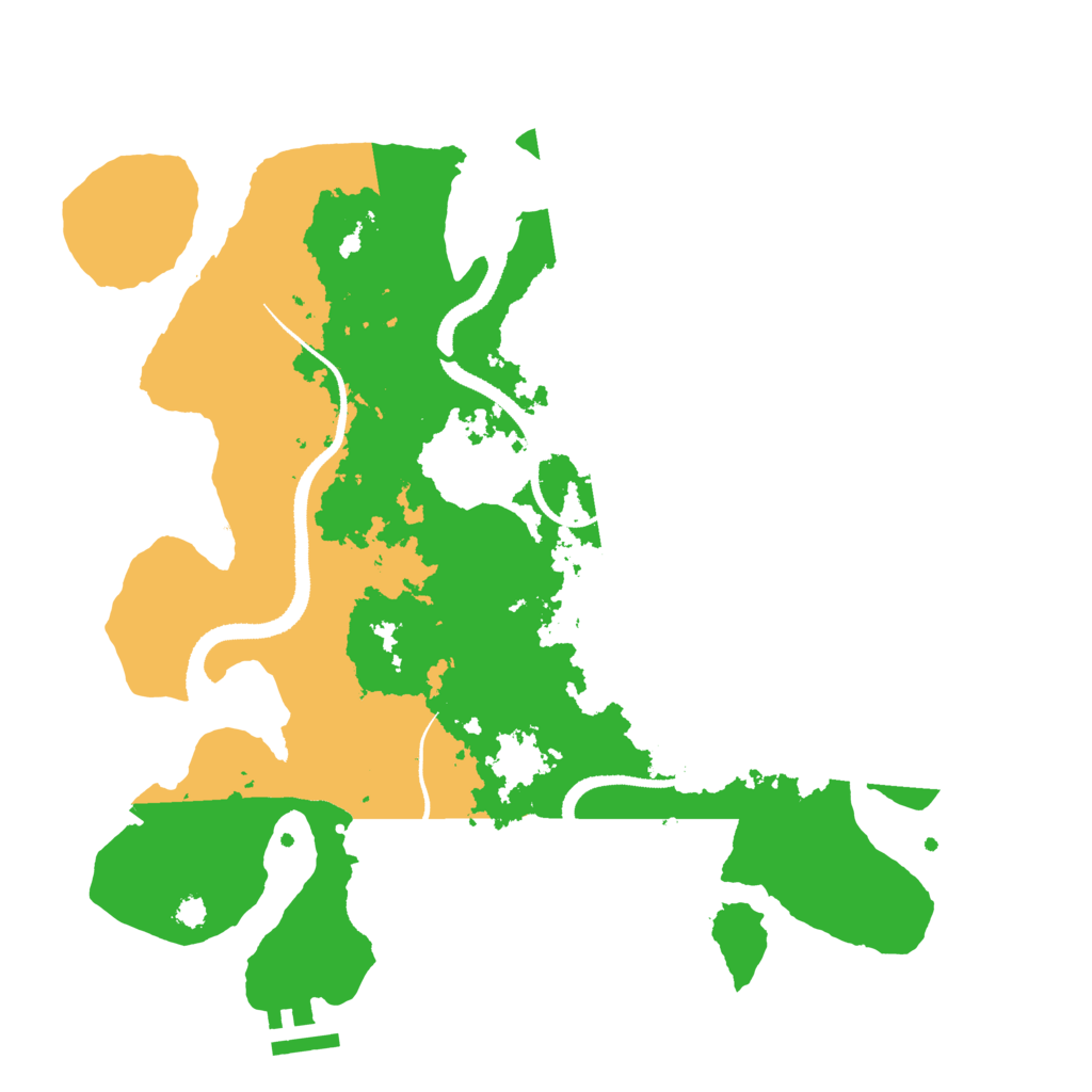 Biome Rust Map: Procedural Map, Size: 3250, Seed: 1888055641