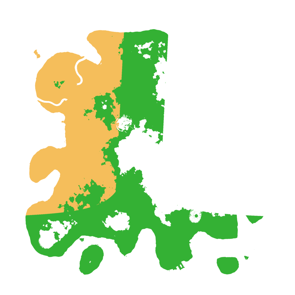 Biome Rust Map: Procedural Map, Size: 3500, Seed: 41279