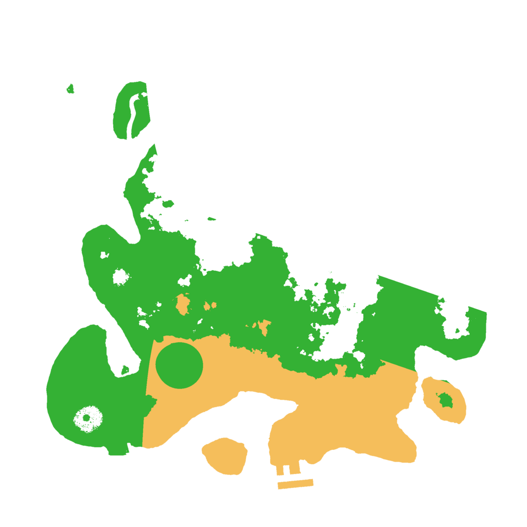 Biome Rust Map: Procedural Map, Size: 3000, Seed: 20474