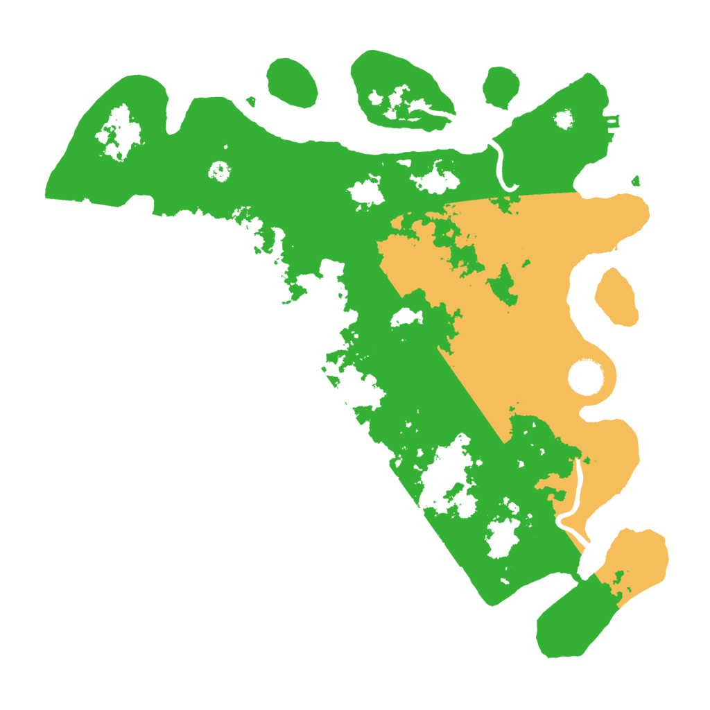 Biome Rust Map: Procedural Map, Size: 3500, Seed: 6829898