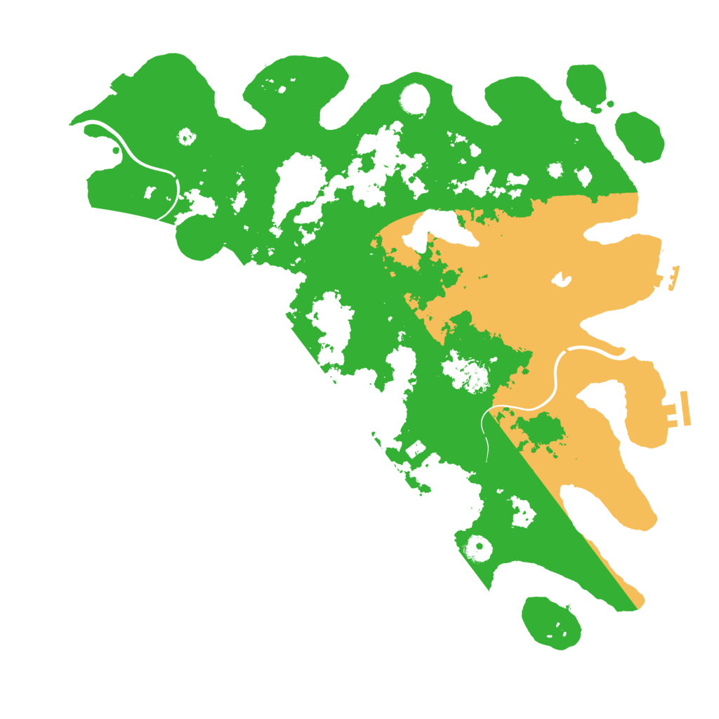 Biome Rust Map: Procedural Map, Size: 4200, Seed: 2147483646