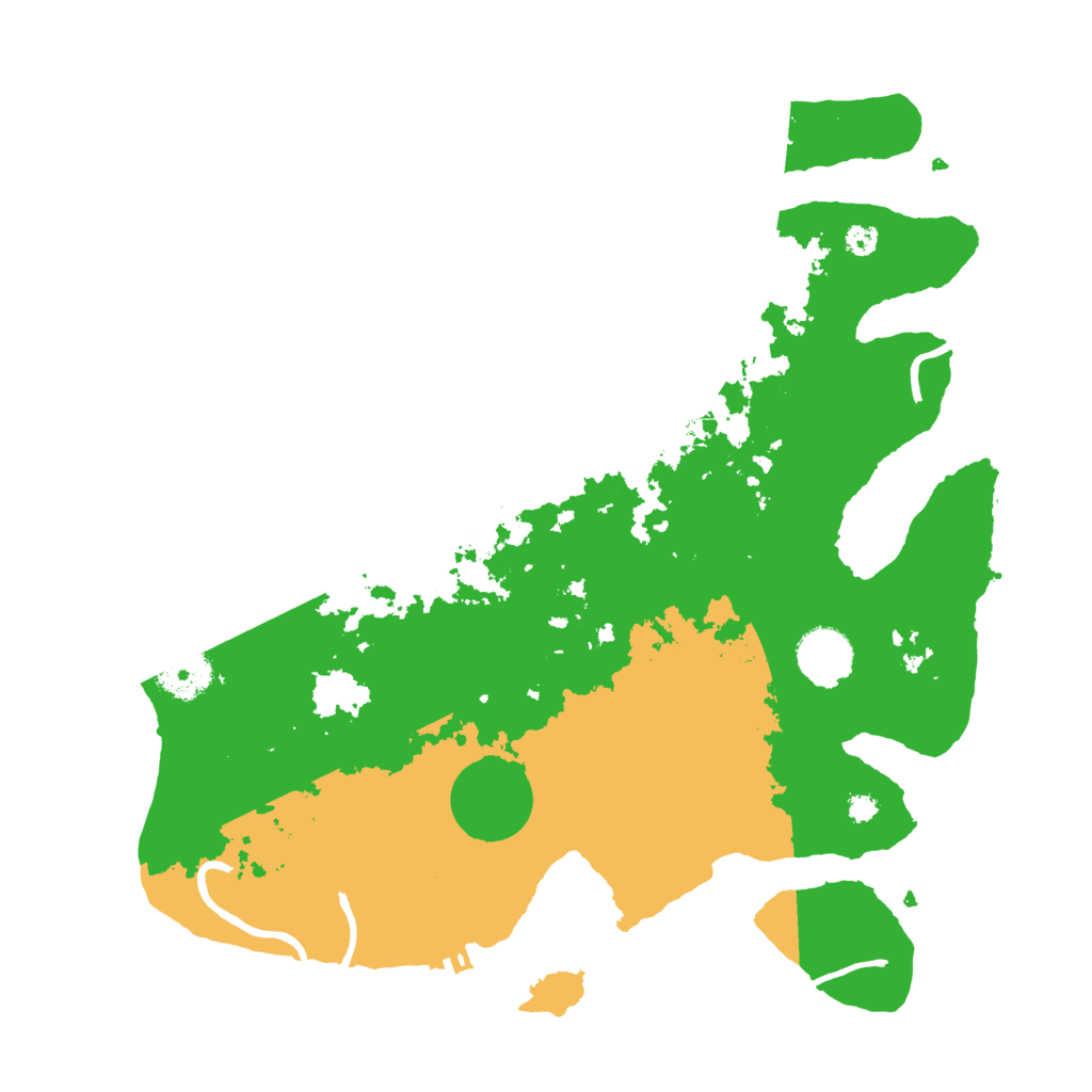 Biome Rust Map: Procedural Map, Size: 3500, Seed: 73159124