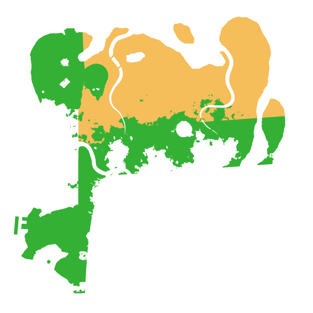 Biome Rust Map: Procedural Map, Size: 3500, Seed: 6784305