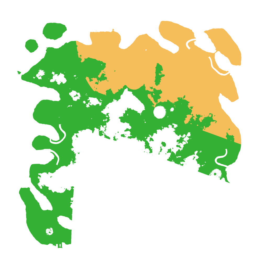 Biome Rust Map: Procedural Map, Size: 3800, Seed: 2546