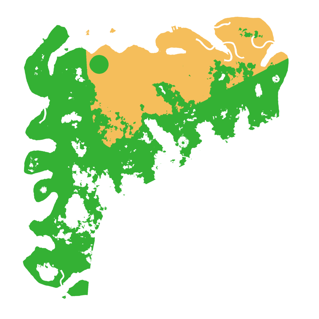 Biome Rust Map: Procedural Map, Size: 4500, Seed: 1281