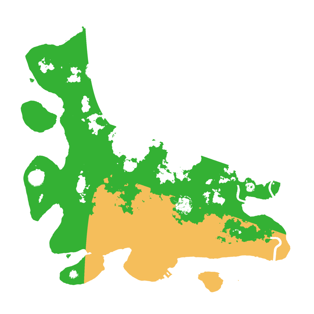 Biome Rust Map: Procedural Map, Size: 3500, Seed: 5435392