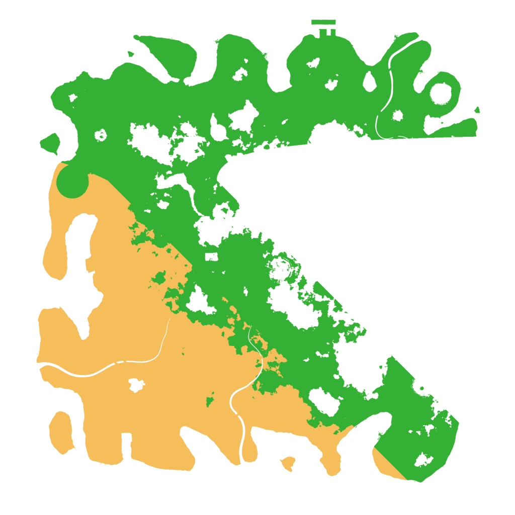 Biome Rust Map: Procedural Map, Size: 4300, Seed: 310202244