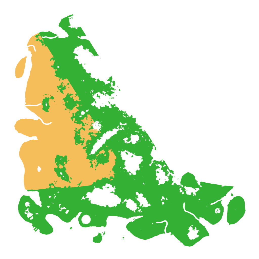 Biome Rust Map: Procedural Map, Size: 5000, Seed: 1073625