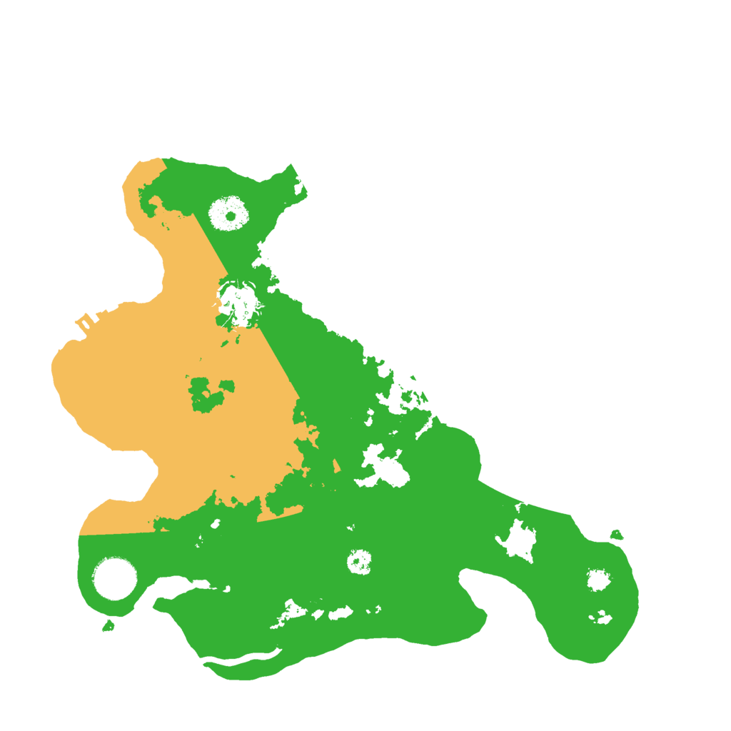 Biome Rust Map: Procedural Map, Size: 3000, Seed: 852207346