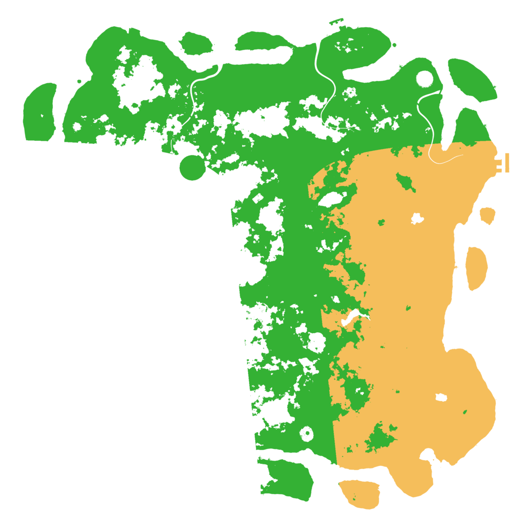 Biome Rust Map: Procedural Map, Size: 5500, Seed: 6031999