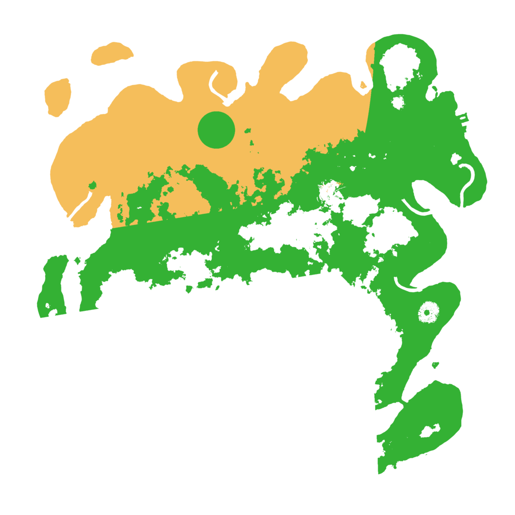 Biome Rust Map: Procedural Map, Size: 3650, Seed: 1255059328