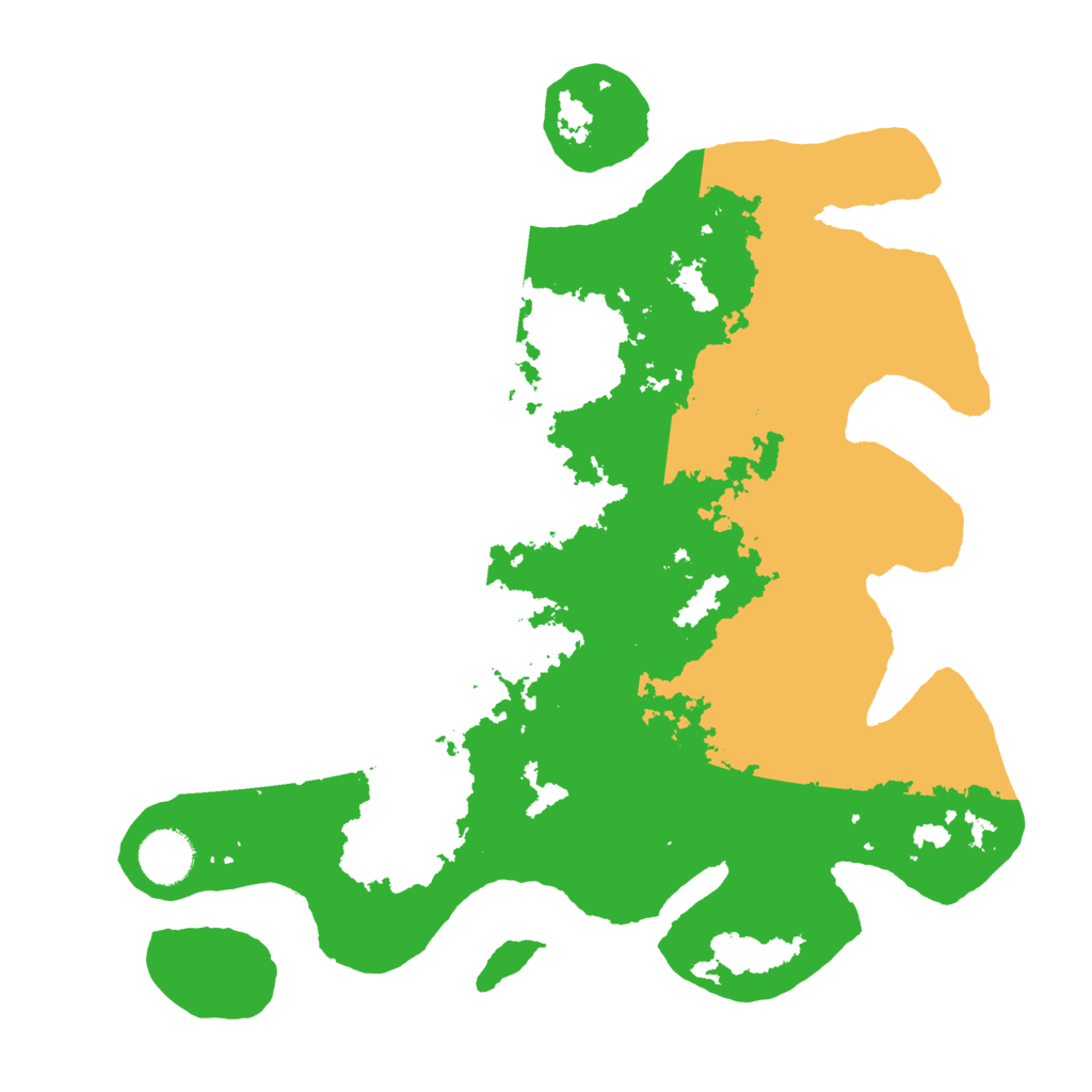 Biome Rust Map: Barren, Size: 3500, Seed: 1569187023