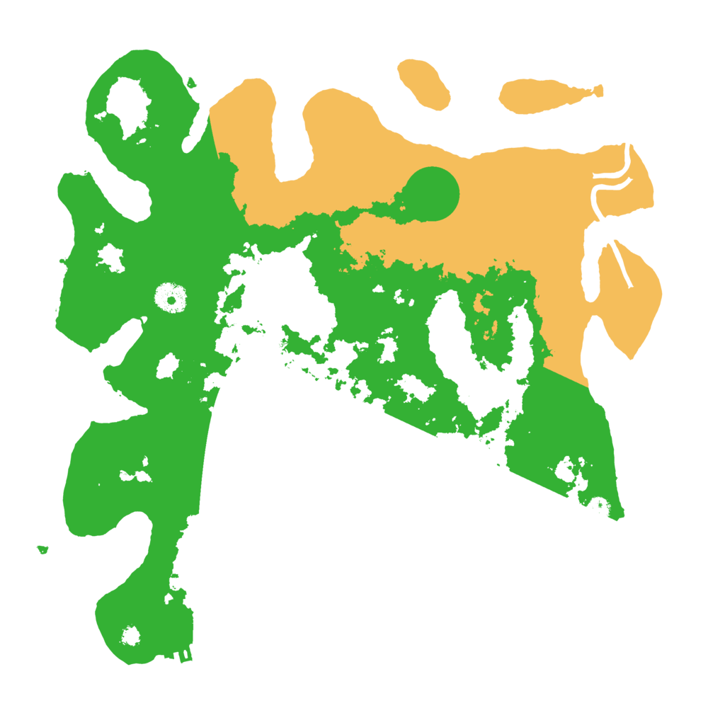 Biome Rust Map: Procedural Map, Size: 3500, Seed: 53146082