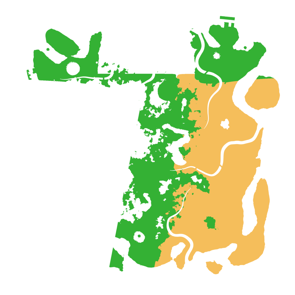 Biome Rust Map: Procedural Map, Size: 4000, Seed: 853960457