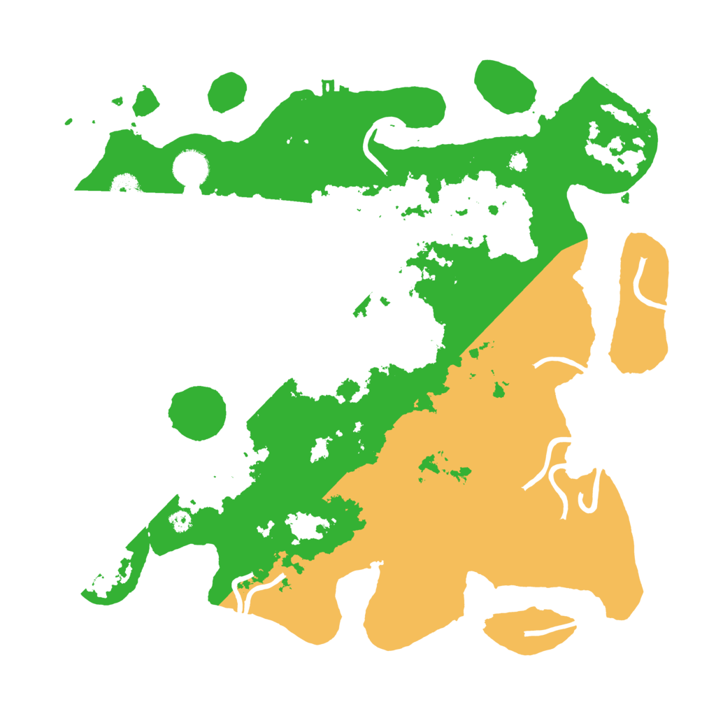 Biome Rust Map: Procedural Map, Size: 3500, Seed: 5463777