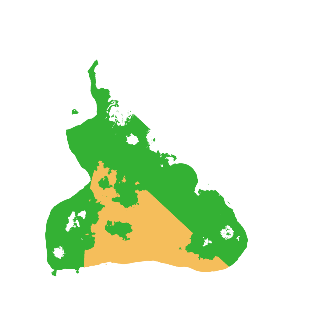 Biome Rust Map: Procedural Map, Size: 2500, Seed: 19262