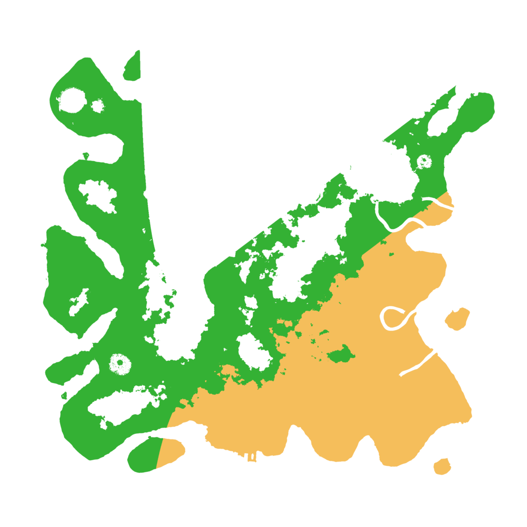 Biome Rust Map: Procedural Map, Size: 3700, Seed: 1816258098