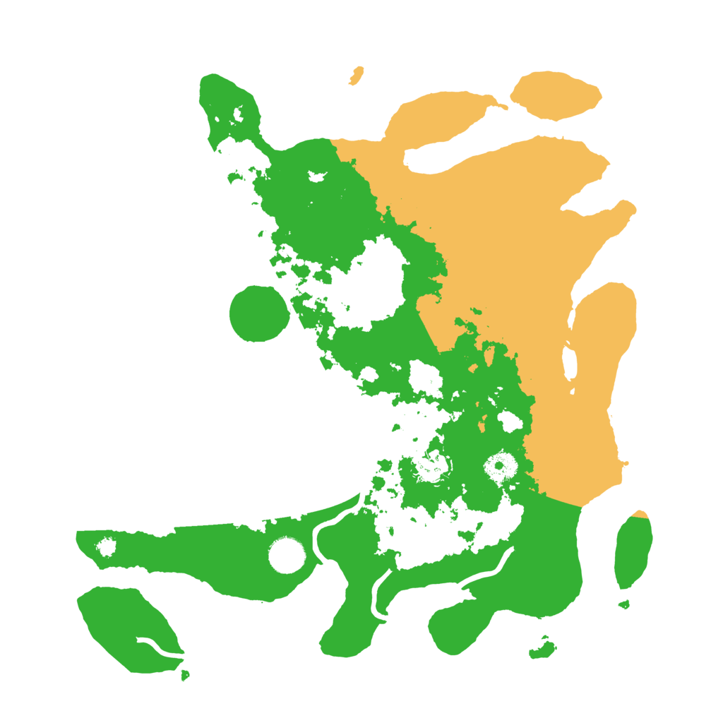 Biome Rust Map: Procedural Map, Size: 3500, Seed: 899722