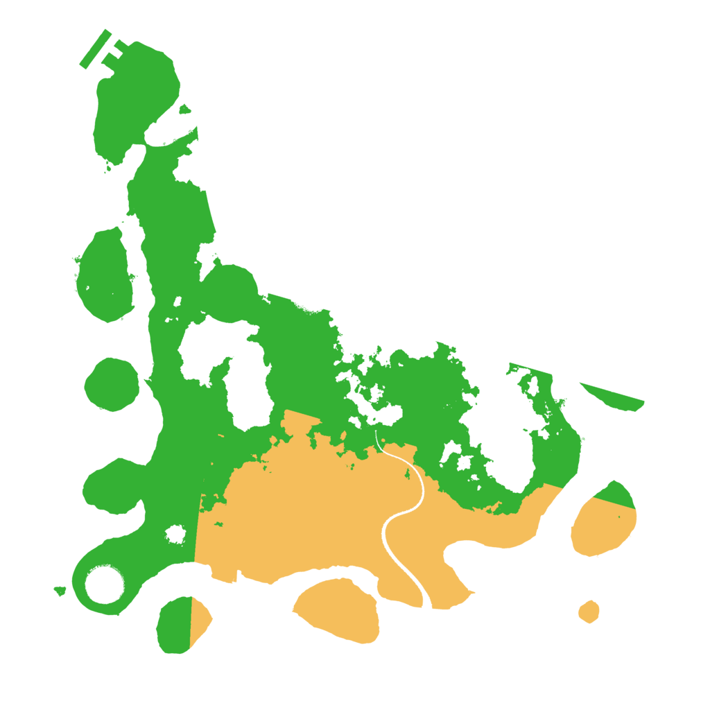 Biome Rust Map: Procedural Map, Size: 3250, Seed: 1670698311