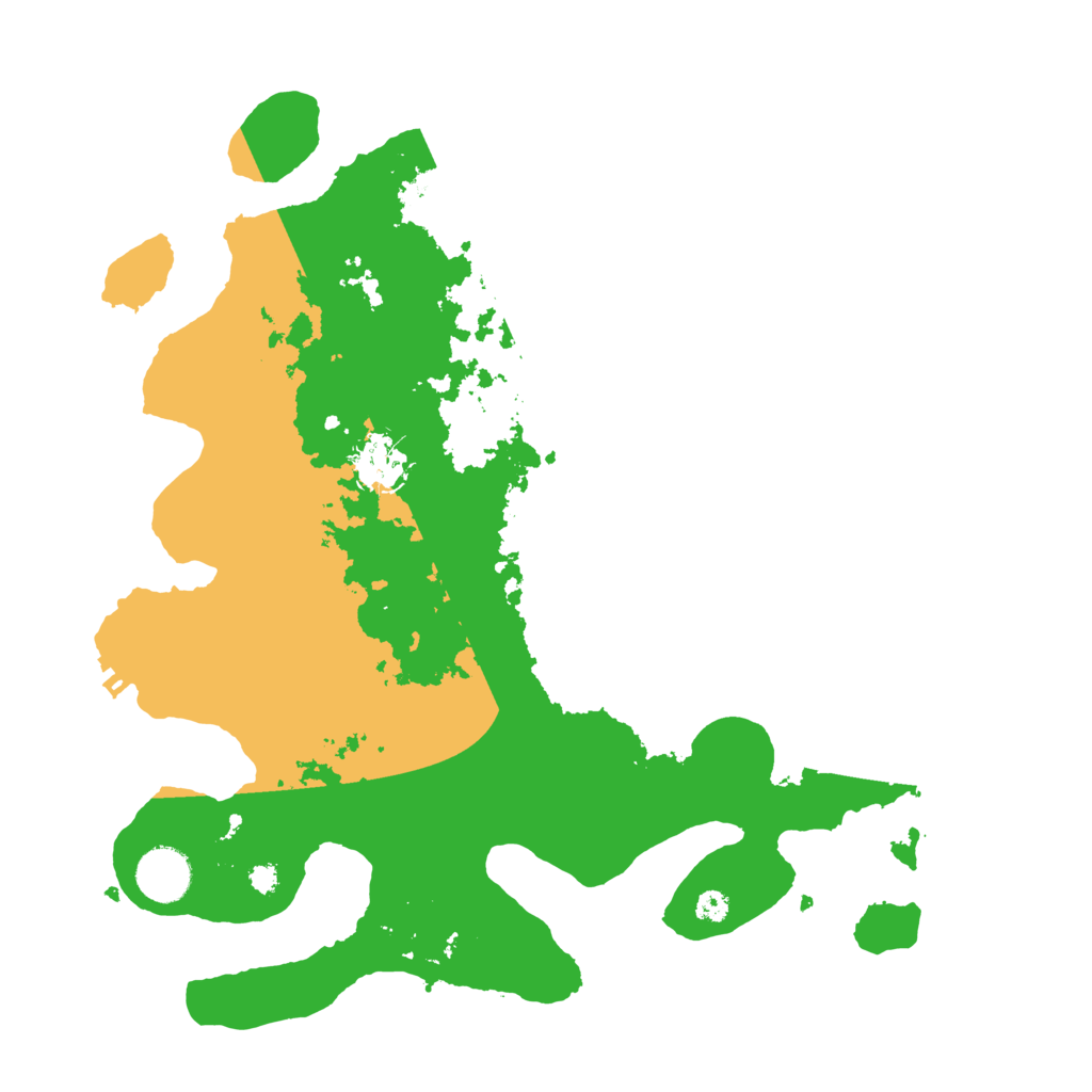 Biome Rust Map: Procedural Map, Size: 3500, Seed: 955799436