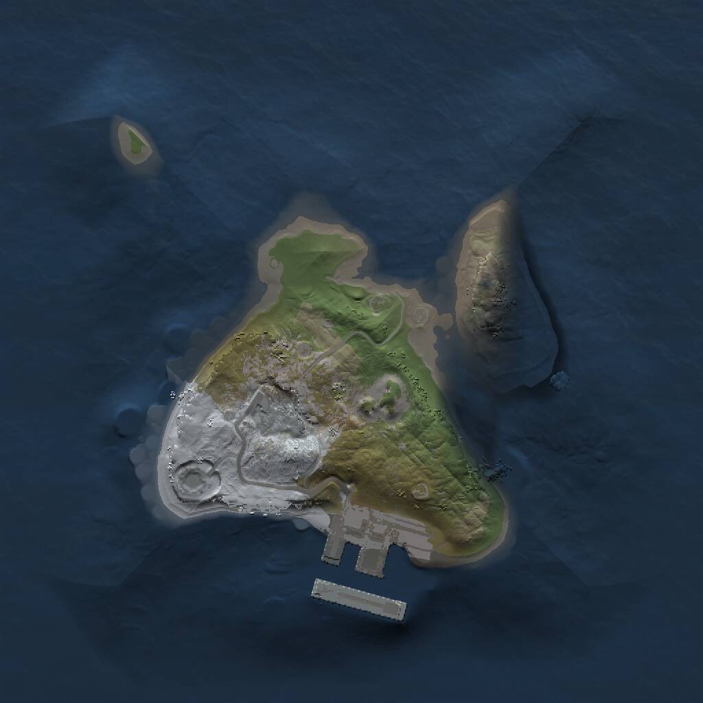 Rust Map: Procedural Map, Size: 1500, Seed: 75596698, 2 Monuments