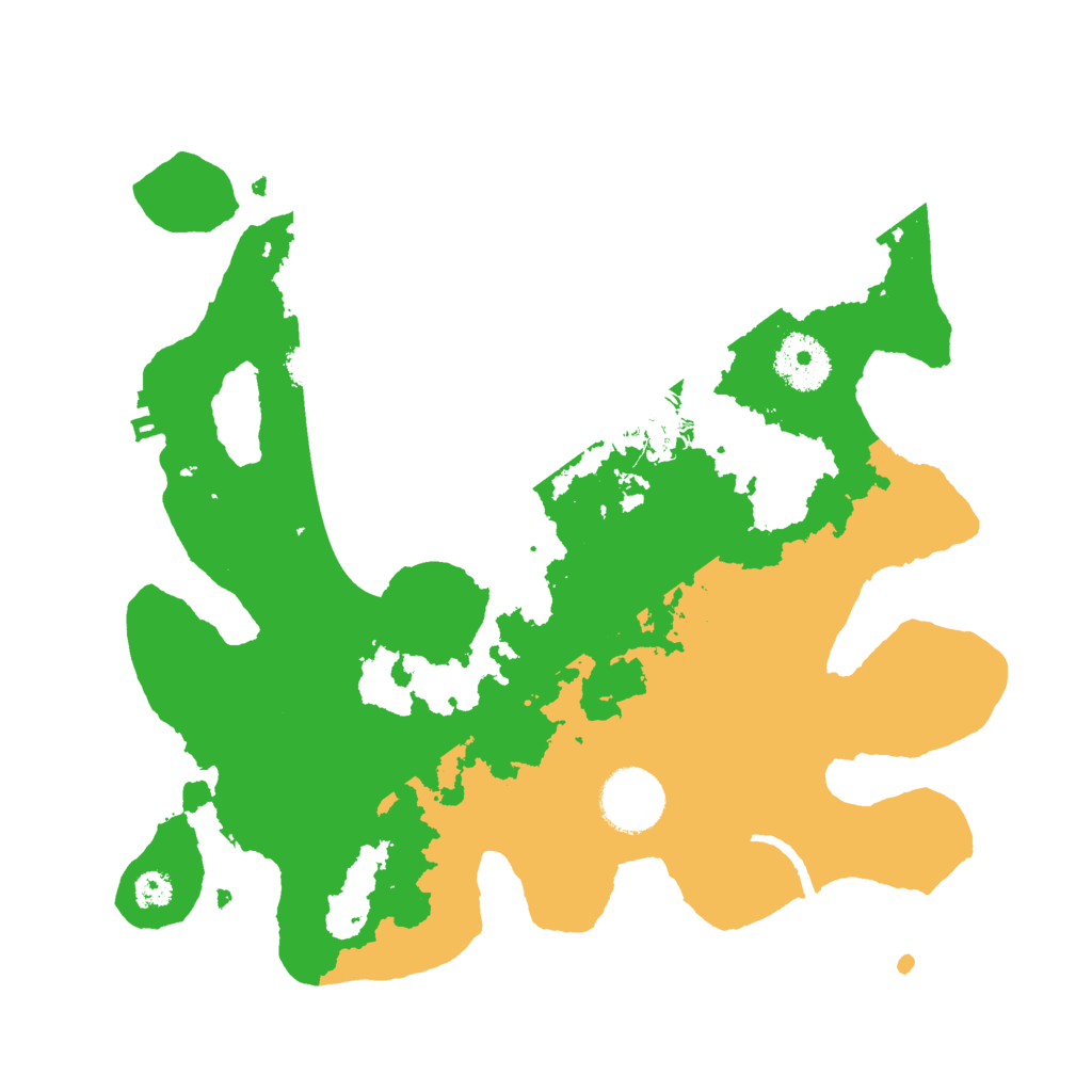 Biome Rust Map: Procedural Map, Size: 3000, Seed: 86928