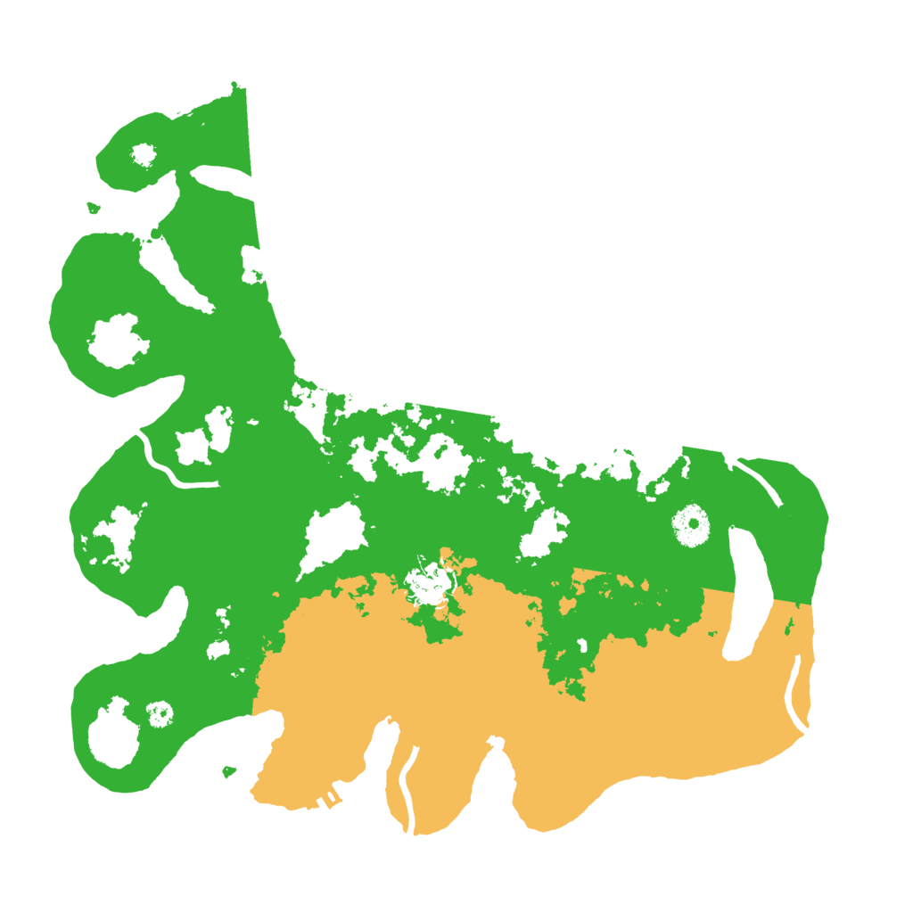 Biome Rust Map: Procedural Map, Size: 3500, Seed: 6364809