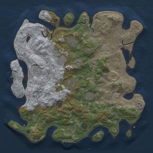 Thumbnail Rust Map: Procedural Map, Size: 4000, Seed: 248852, 19 Monuments