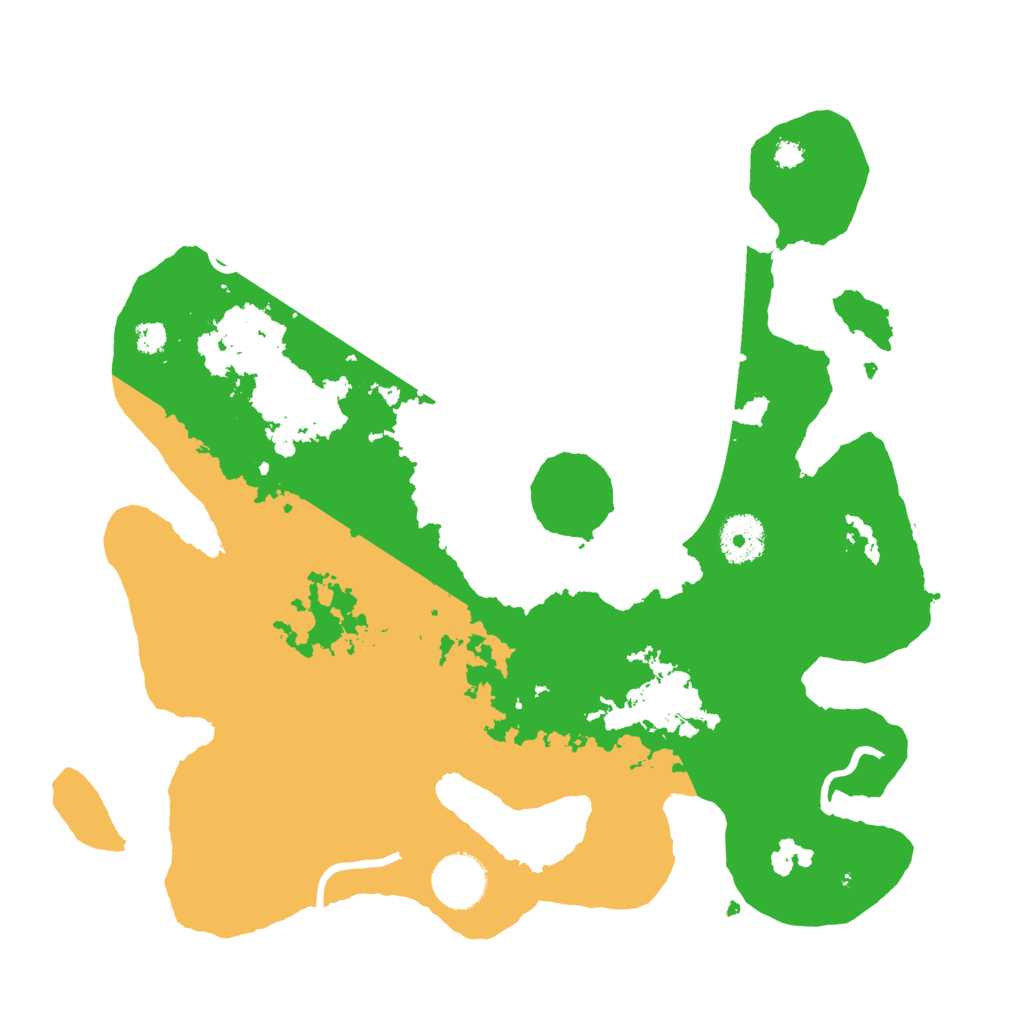 Biome Rust Map: Procedural Map, Size: 3300, Seed: 164887741